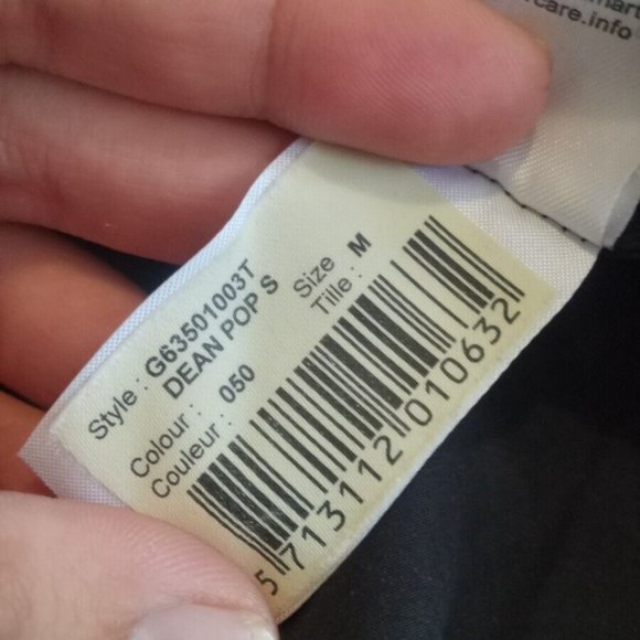 PEAK PERFORMANCE - Dean Pop Black cotton shirt - Sz. M - Picture 8 of 8